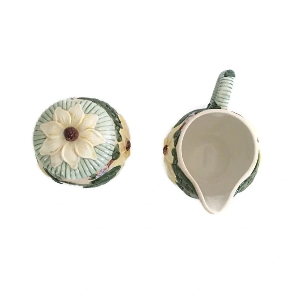 Ganz Sugar Bowl And Creamer Pitcher